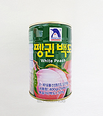 <재고미보유>백도(펭귄/2절)400g*24 복숭아통조림