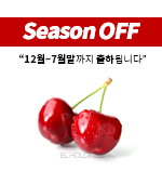 <시즌오프-12월 말입고예정><시장상품>과일/체리(칠레/500g)팩