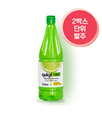 <재고미보유>퀵스퀴즈드 라임즙/라임주스1L*6(카야) ※ 2박스 단위발주가능