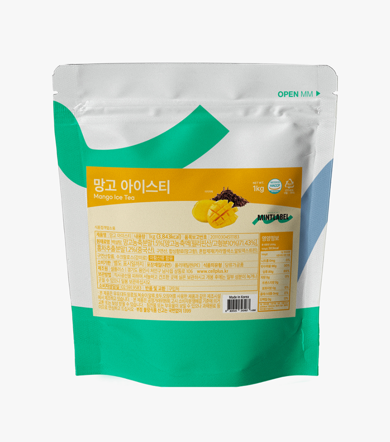 민트라벨_망고아이스티(1kg)
