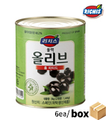 <재고미보유>리치스_블랙올리브(홀피티드/3kg*6ea)