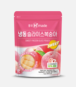 <품절-제조원 장기쇼트/8월 이후 재입고 가능>흥국_냉동 슬라이스복숭아(1kg/가당)