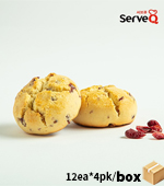 <재고미보유>크랜베리스콘N(냉동생지/100g*12ea*4pk/삼양사)