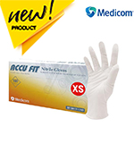 메디컴_니트릴장갑(XS/화이트/100입/중국/350g)