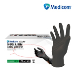 아큐핏_니트릴장갑(L/블랙/100입/중국/350g)