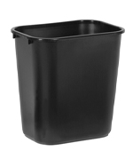 <재고미보유>소프트휴지통(27L/검정/러버메이드/미국)