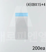 <재고미보유>opp접착봉투(09*15/90*150+40mm/200ea)