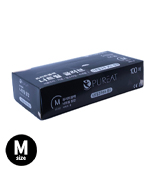 <품절>퓨리트_니트릴장갑(M/블랙/100입/350g)