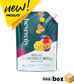 <재고미보유>베버시티_망고패션&nbsp;후르츠베이스(1kg*6팩)