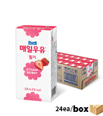 <재고미보유>매일유업_멸균우유200ml*24ea(딸기)