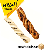 <재고미보유>바닐라초코트위스트(냉동생지/80g*20ea*4pk/삼양사)